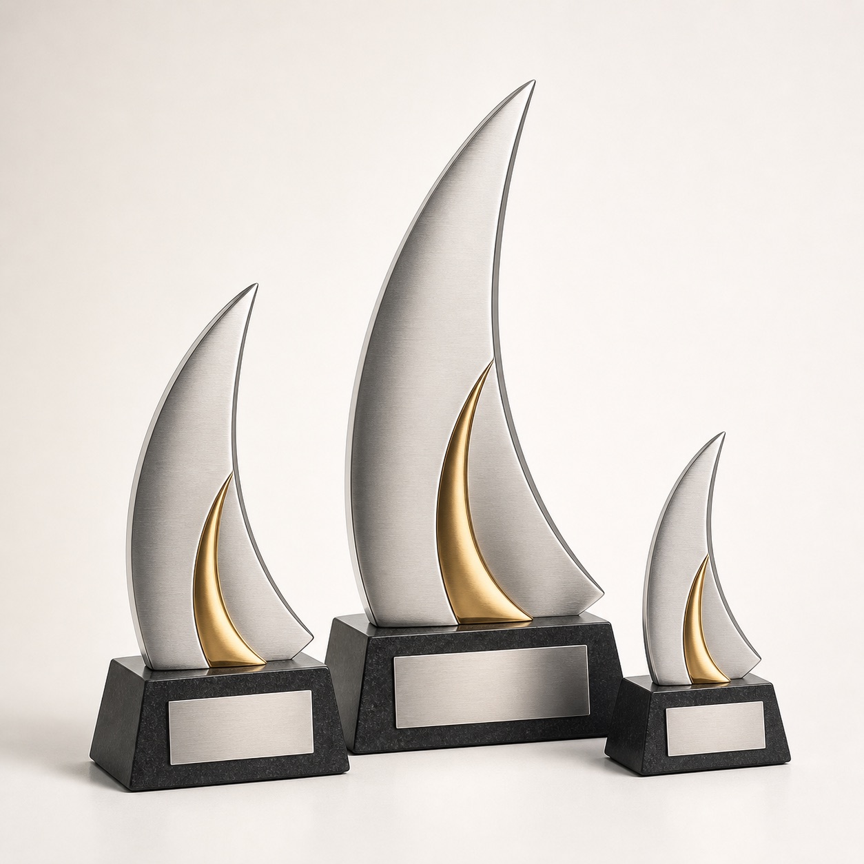 Award kim loại Metal Ascend Sail Quà Việt