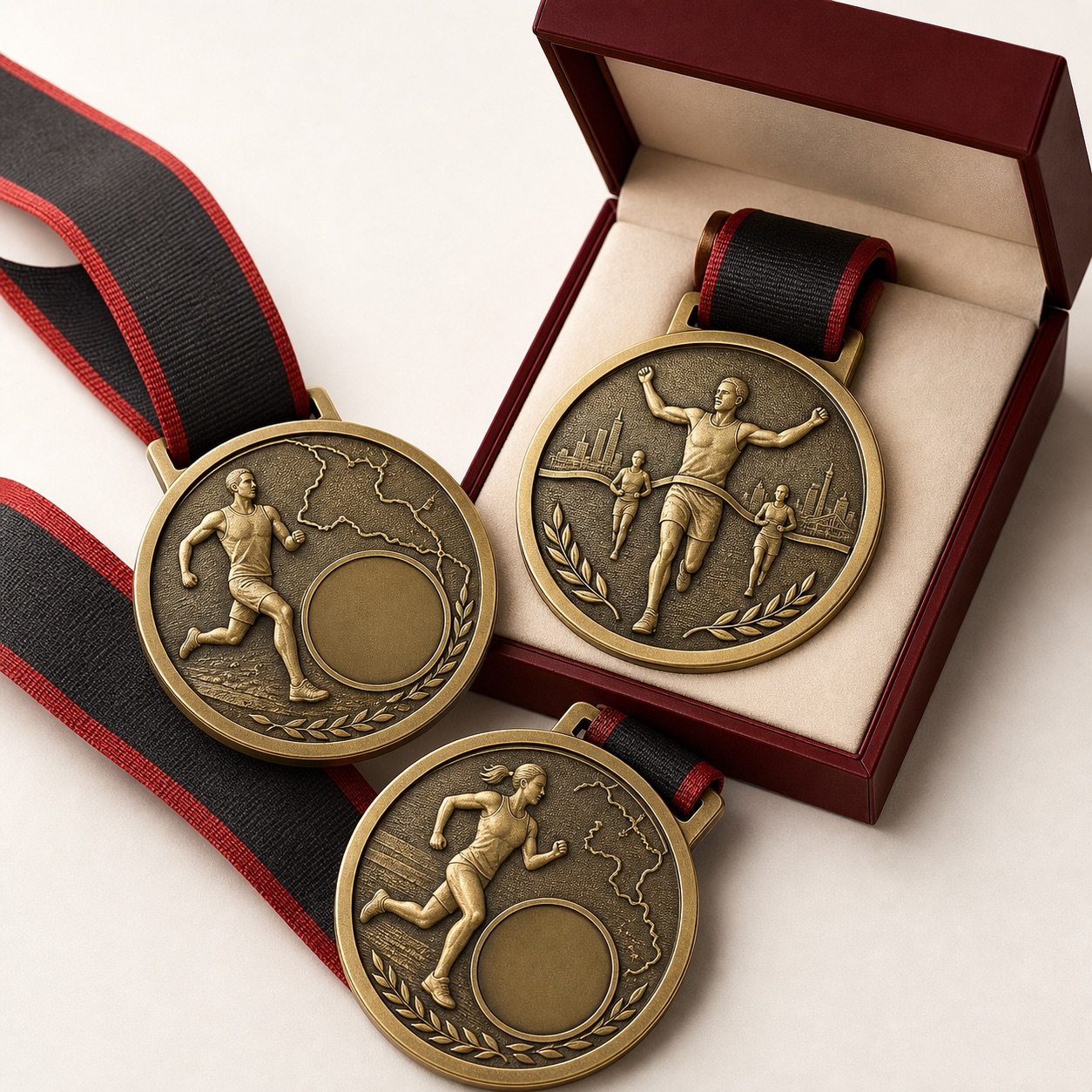 Huy chương chạy bộ Marathon Finisher Quà Việt