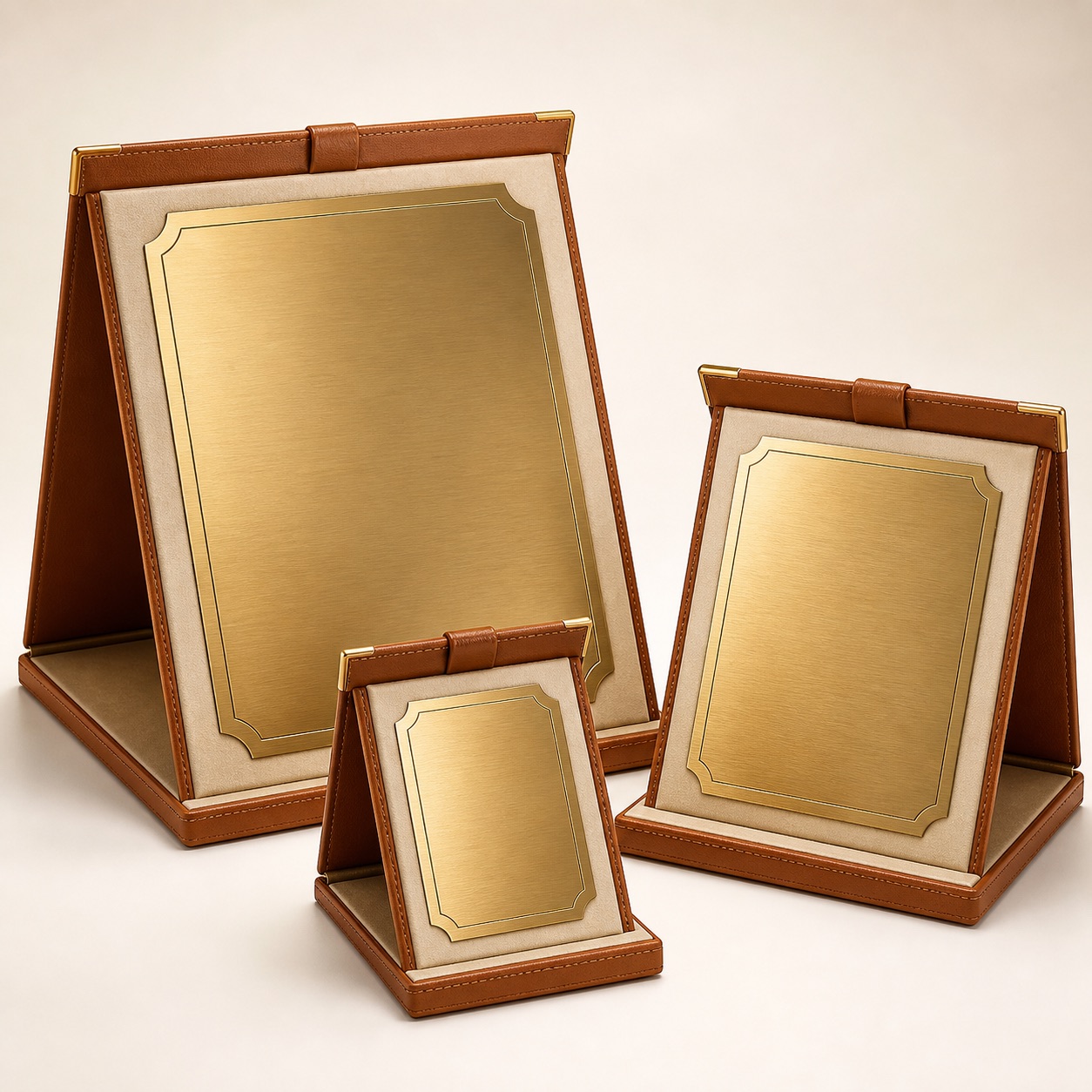 Plaque bọc da Premium Leather Presentation Quà Việt