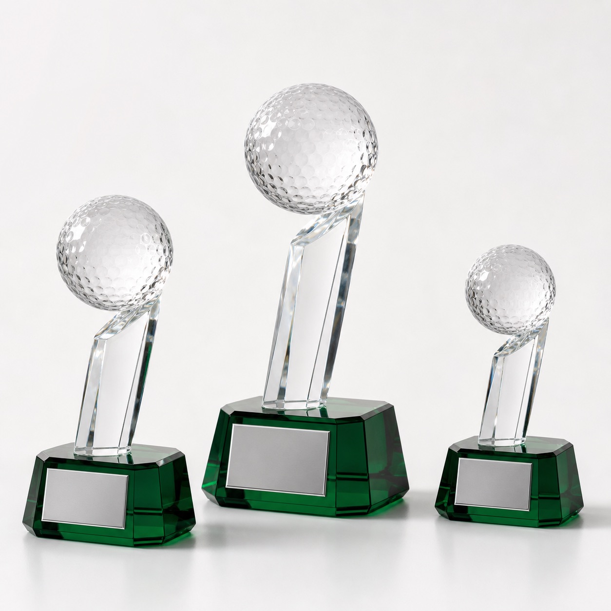 Cúp golf pha lê Golf Crystal Drive Quà Việt