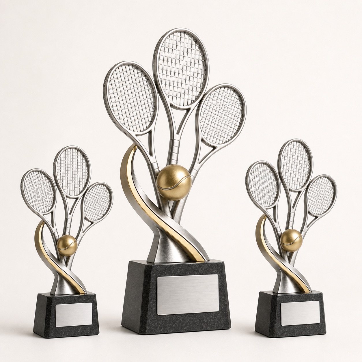 Cúp tennis điêu khắc Tennis Rally Quà Việt
